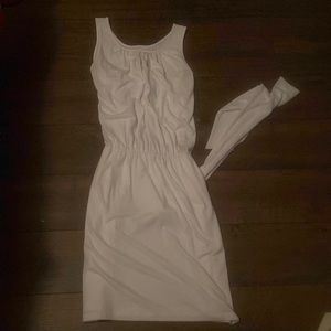 White Hanes Cotton Dress
